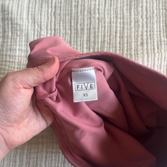 FIVE the Label x Lindsay Arnold Pink One Shoulder Tank Top Size XS Dance wear - Picture 4 of 5